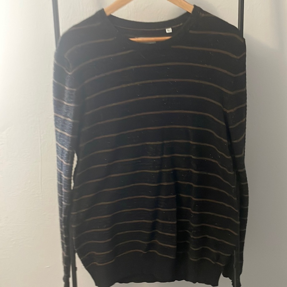 Billy Reid Textured Stripe Crewneck sweater